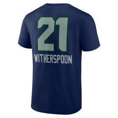 Devon Witherspoon Seattle Seahawks Team Wordmark Player Name & Number T-Shirt - College Navy for sale