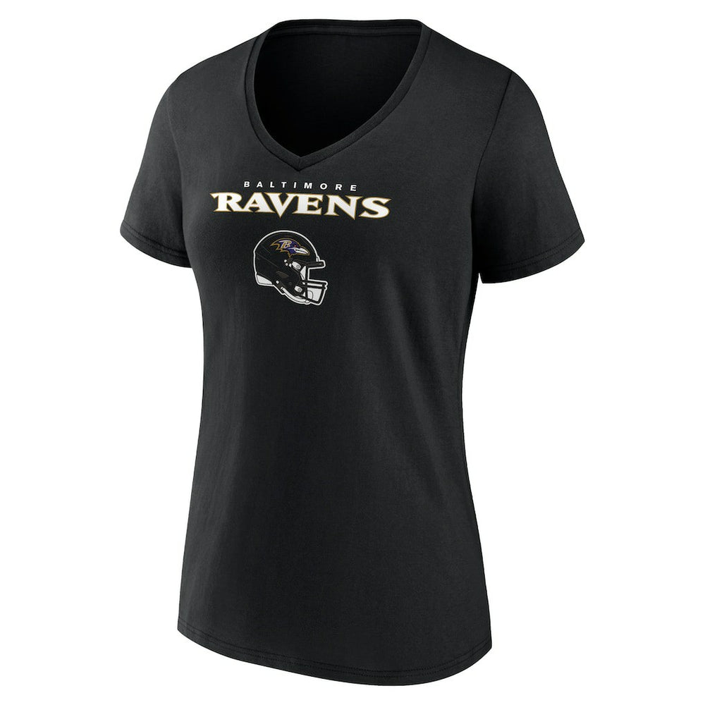 Roquan Smith Baltimore Ravens Women's Team Wordmark Player Name & Number V-Neck T-Shirt - Black outlet