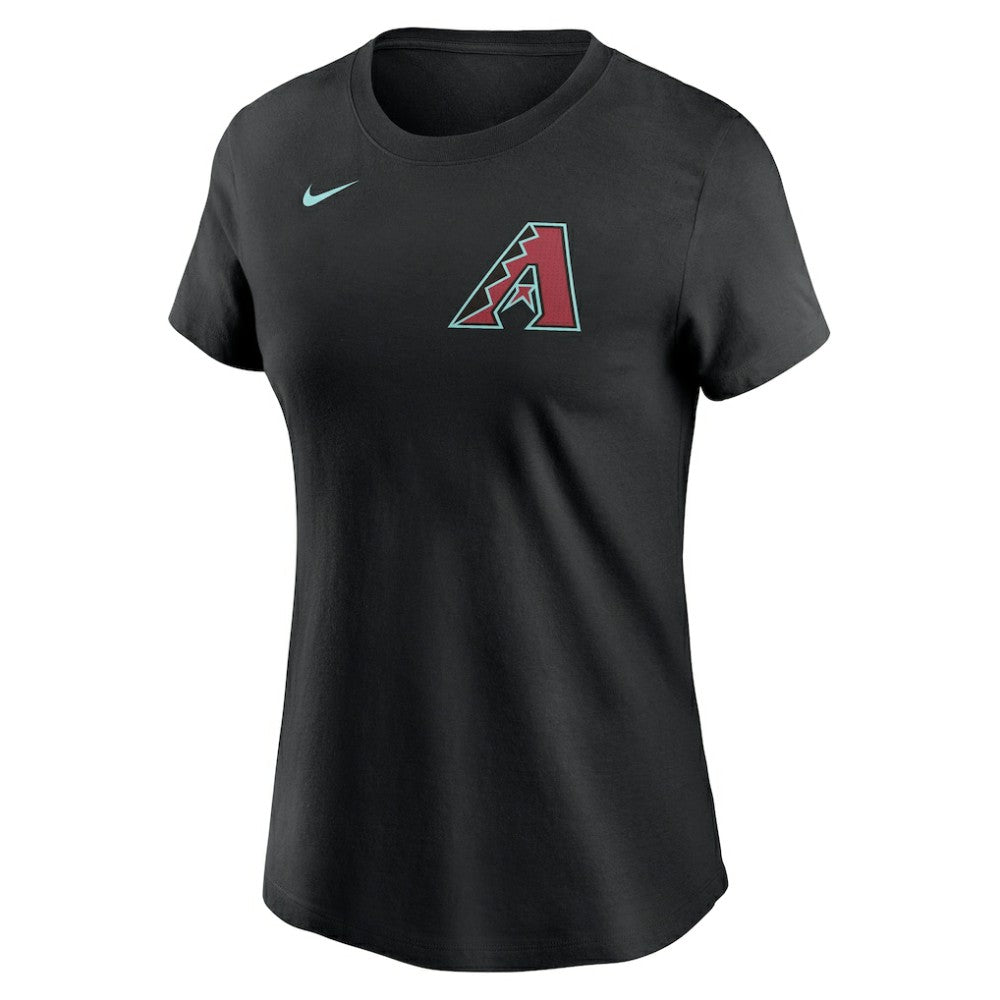 Alek Thomas Arizona Diamondbacks Women's 2024 Fuse Name & Number T-Shirt Black
