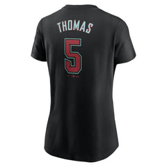 Alek Thomas Arizona Diamondbacks Women's 2024 Fuse Name & Number T-Shirt Black