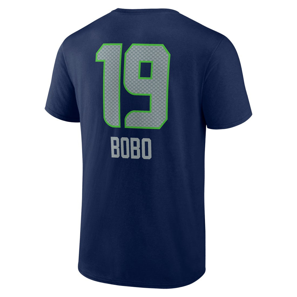 Jake Bobo Seattle Seahawks Team Wordmark Player Name & Number T-Shirt - College Navy cheap