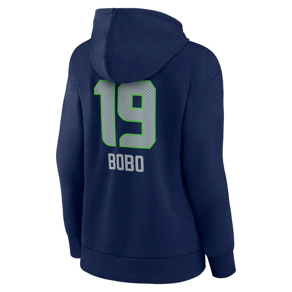 Jake Bobo Seattle Seahawks Women's Team Wordmark Player Name & Number Pullover Hoodie - College Navy cheap