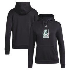 Mexico National Team Women's Crest Pullover Hoodie - Black shop