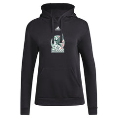 Mexico National Team Women's Crest Pullover Hoodie - Black shop