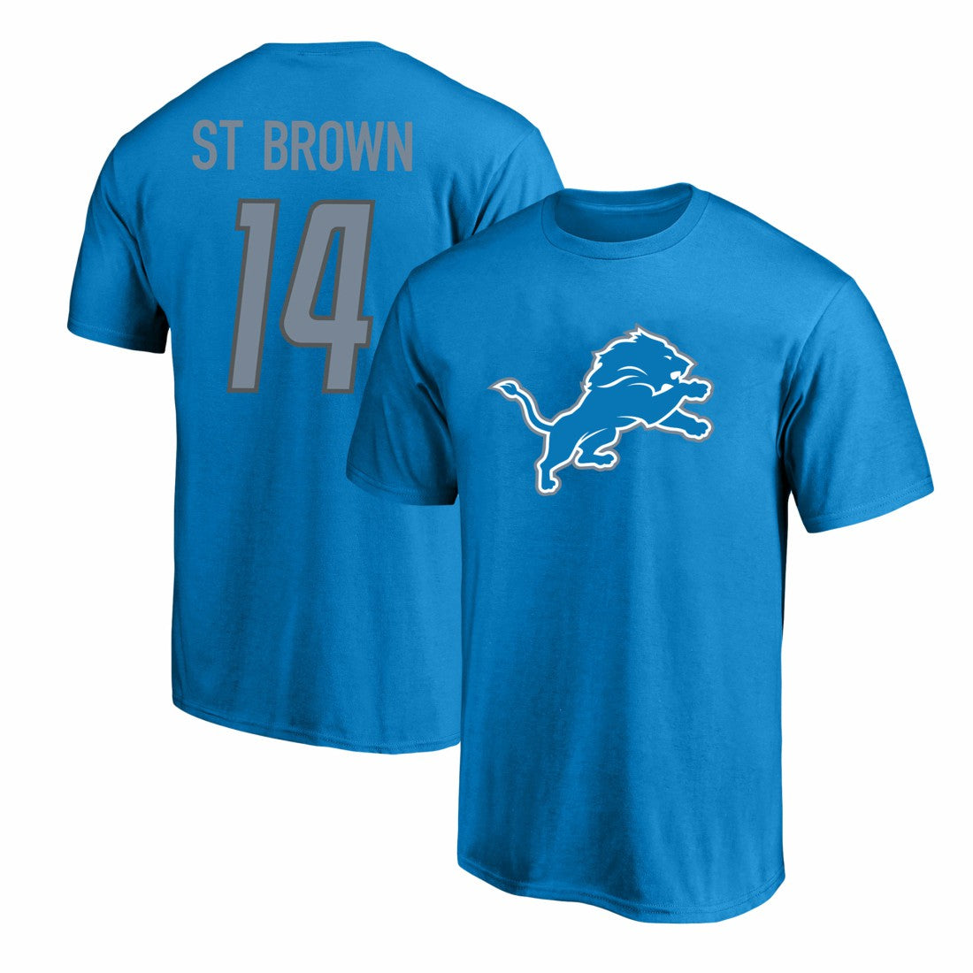 Amon-Ra St. Brown Detroit Lions Big & Tall Player Name & Number T-Shirt - Blue online