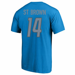 Amon-Ra St. Brown Detroit Lions Big & Tall Player Name & Number T-Shirt - Blue online