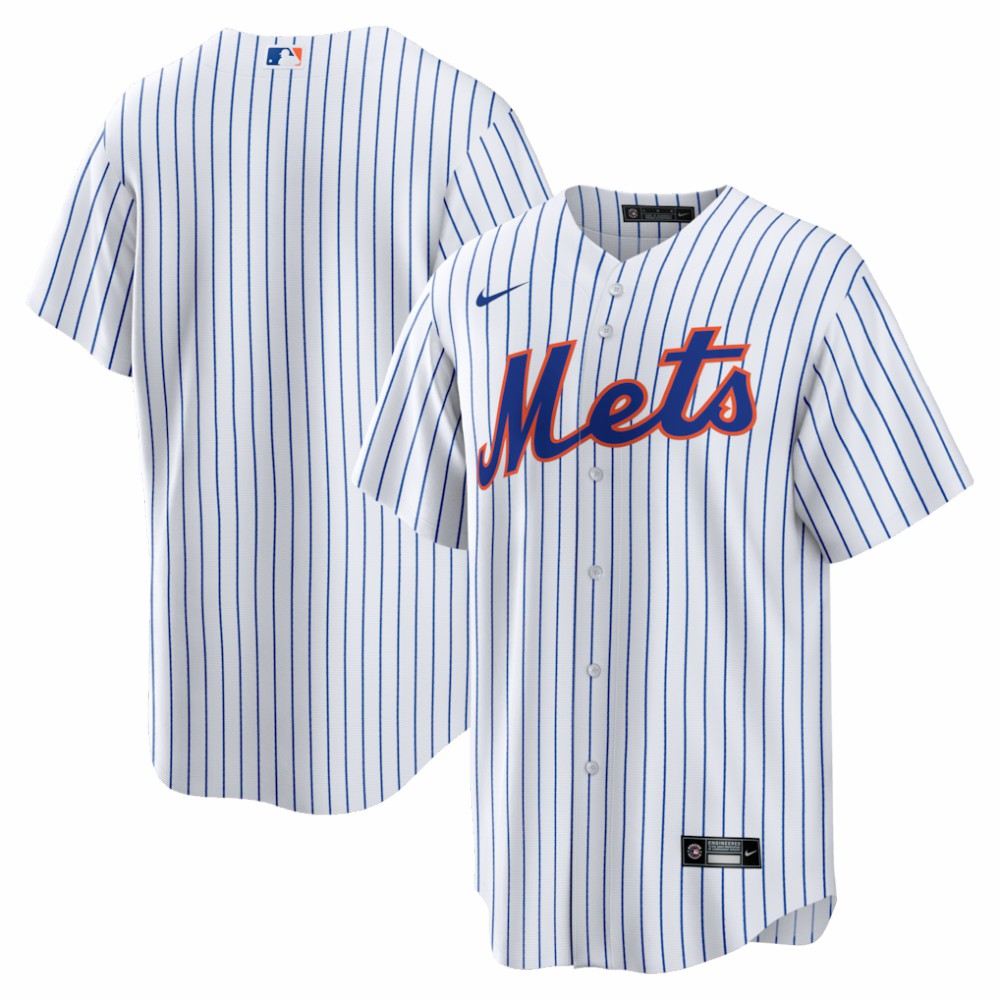 New York Mets Home Big & Tall Replica Jersey White