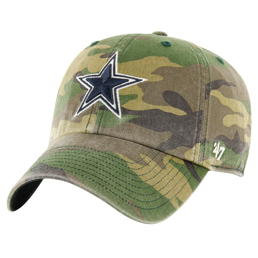 Dallas Cowboys '47 Woodland Clean Up Adjustable Hat - Camo on sale
