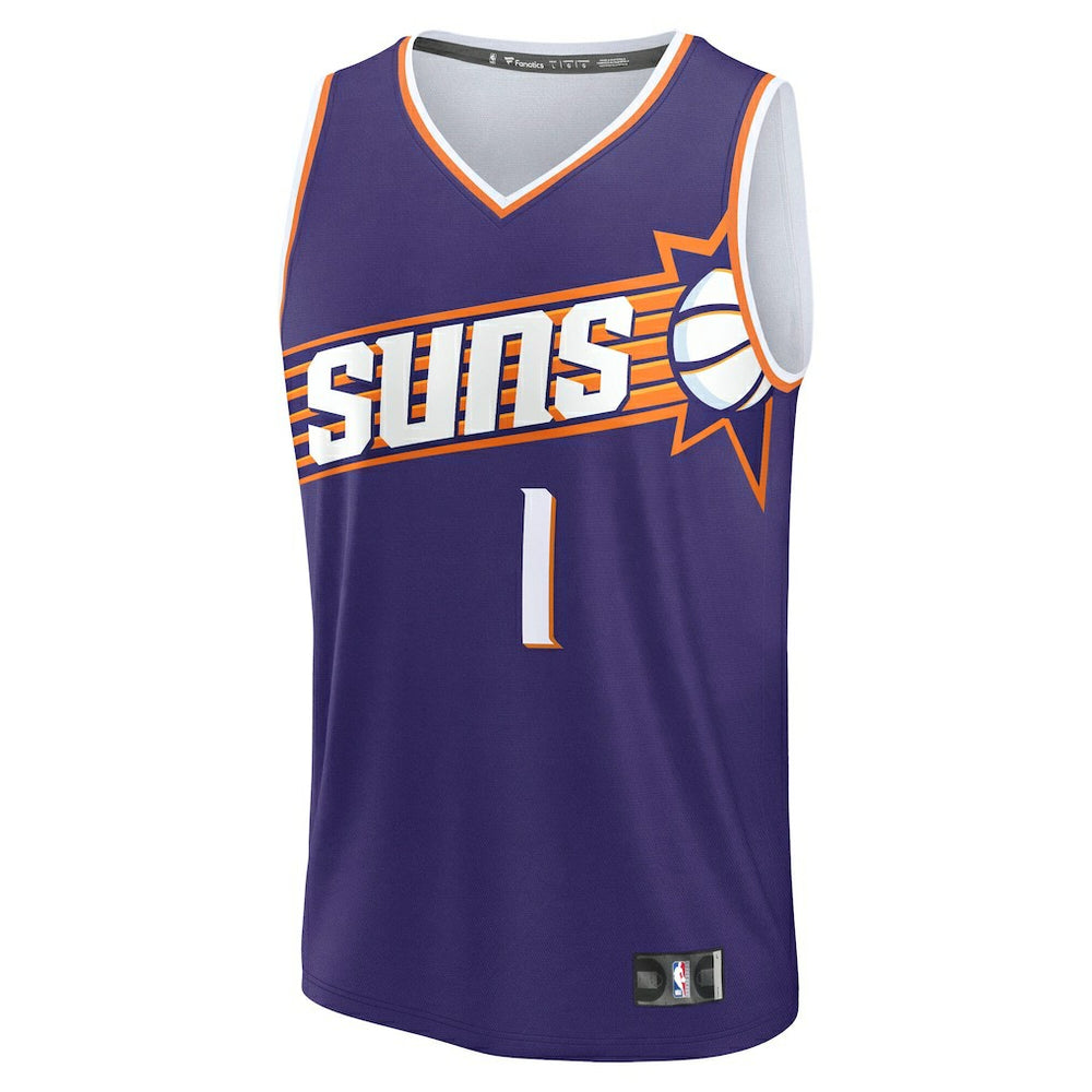 Devin Booker Phoenix Suns Youth Fast Break Player Jersey sale - Icon Editi- Purple for sale