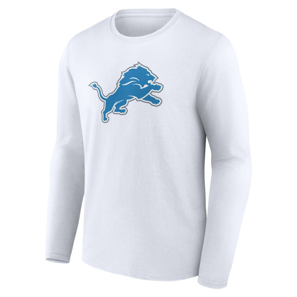 Detroit Lions Primary Logo Long Sleeve T-Shirt - White for sale