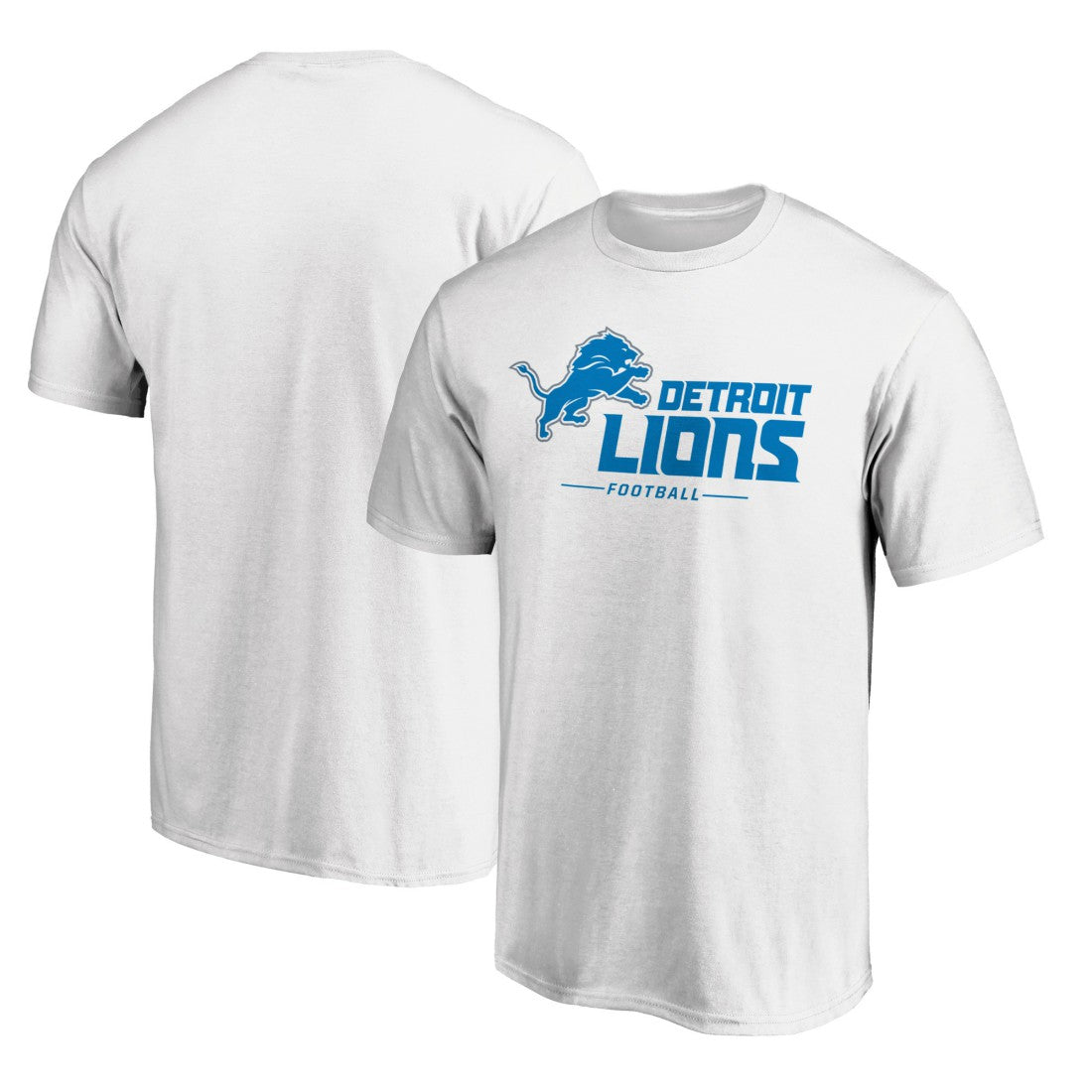 Detroit Lions Lock Up T-Shirt - White cheap