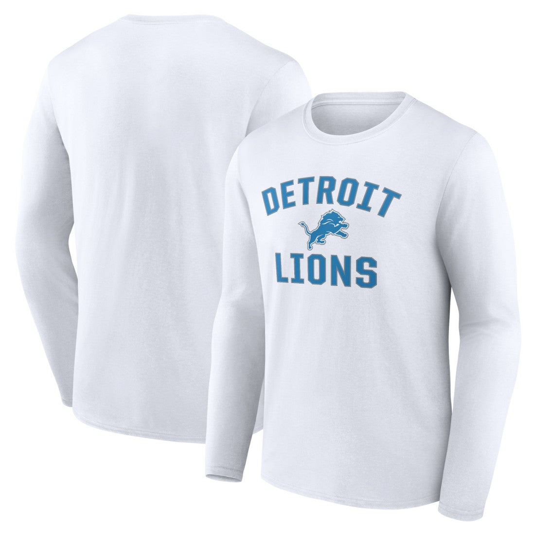 Detroit Lions Victory Arch Long Sleeve T-Shirt - White for sale