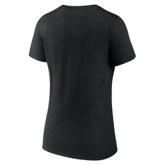 Detroit Lions Women's Victory Script V-Neck T-Shirt - Black cheap