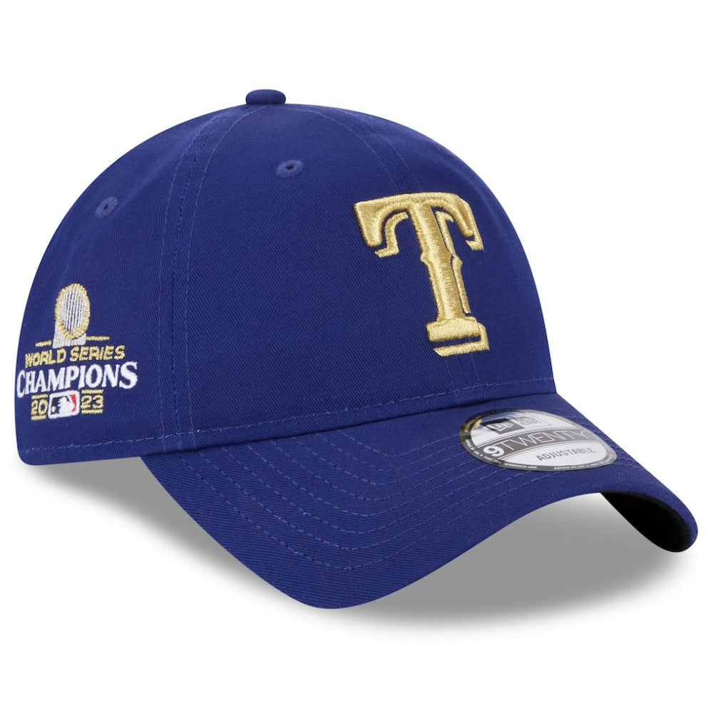 Texas Rangers 2024 Gold Collection 9TWENTY Adjustable Hat Royal