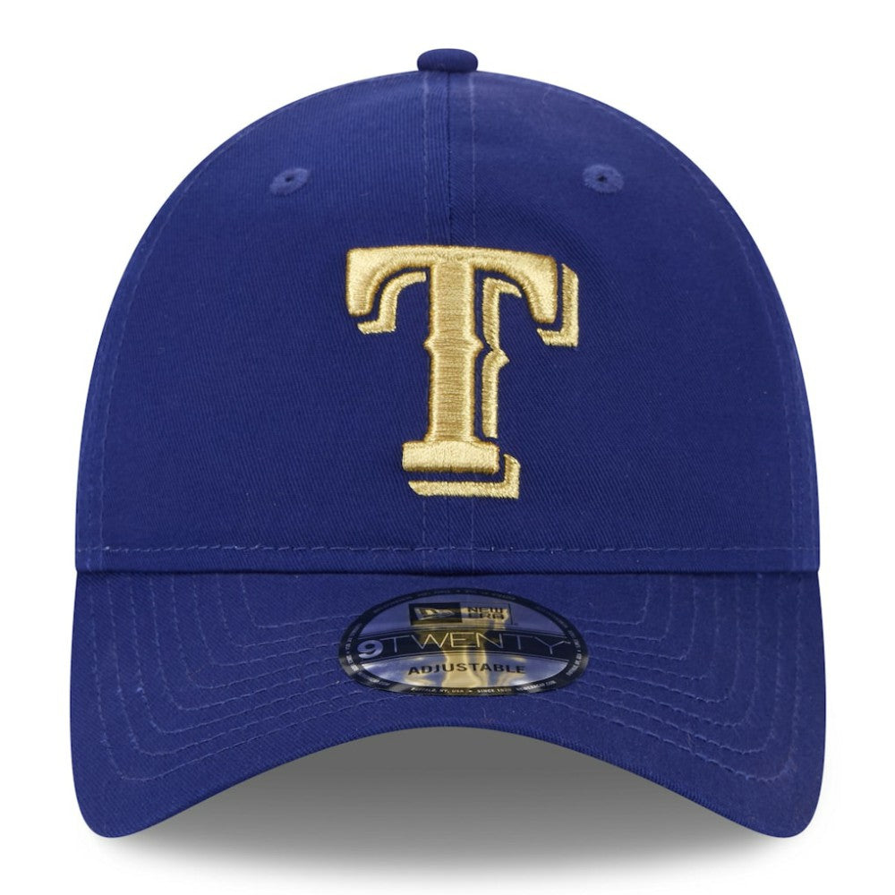 Texas Rangers 2024 Gold Collection 9TWENTY Adjustable Hat Royal