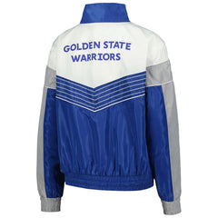 Golden State Warriors The Wild Collective Women's Courtside Half-Zip Track Jacket sale - Royal cheap
