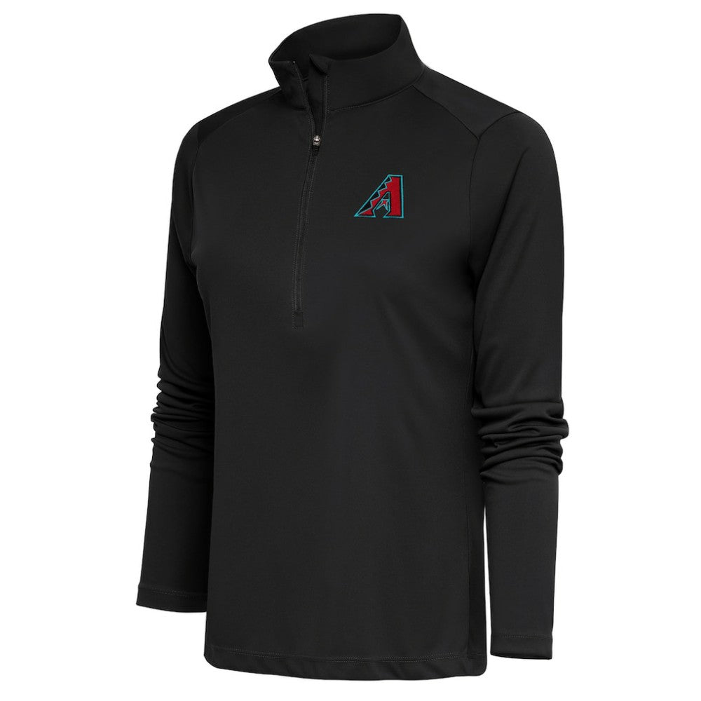 Arizona Diamondbacks Antigua Women's  Tribute Half-Zip Pullover Top - Gray