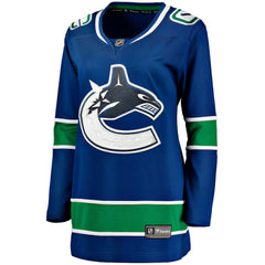 Vancouver Canucks Fanatics Women's Premier Breakaway Jersey - Blue Jerseys