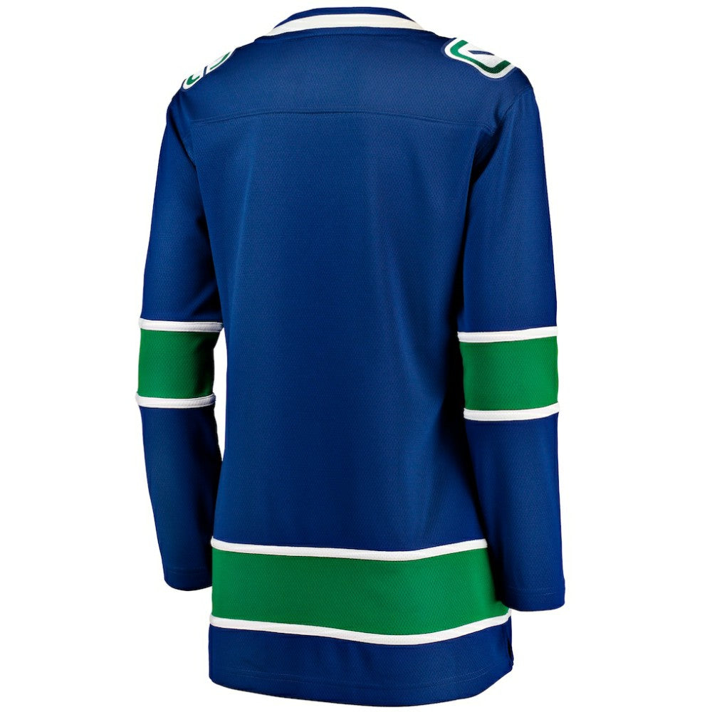 Vancouver Canucks Fanatics Women's Premier Breakaway Jersey - Blue Jerseys