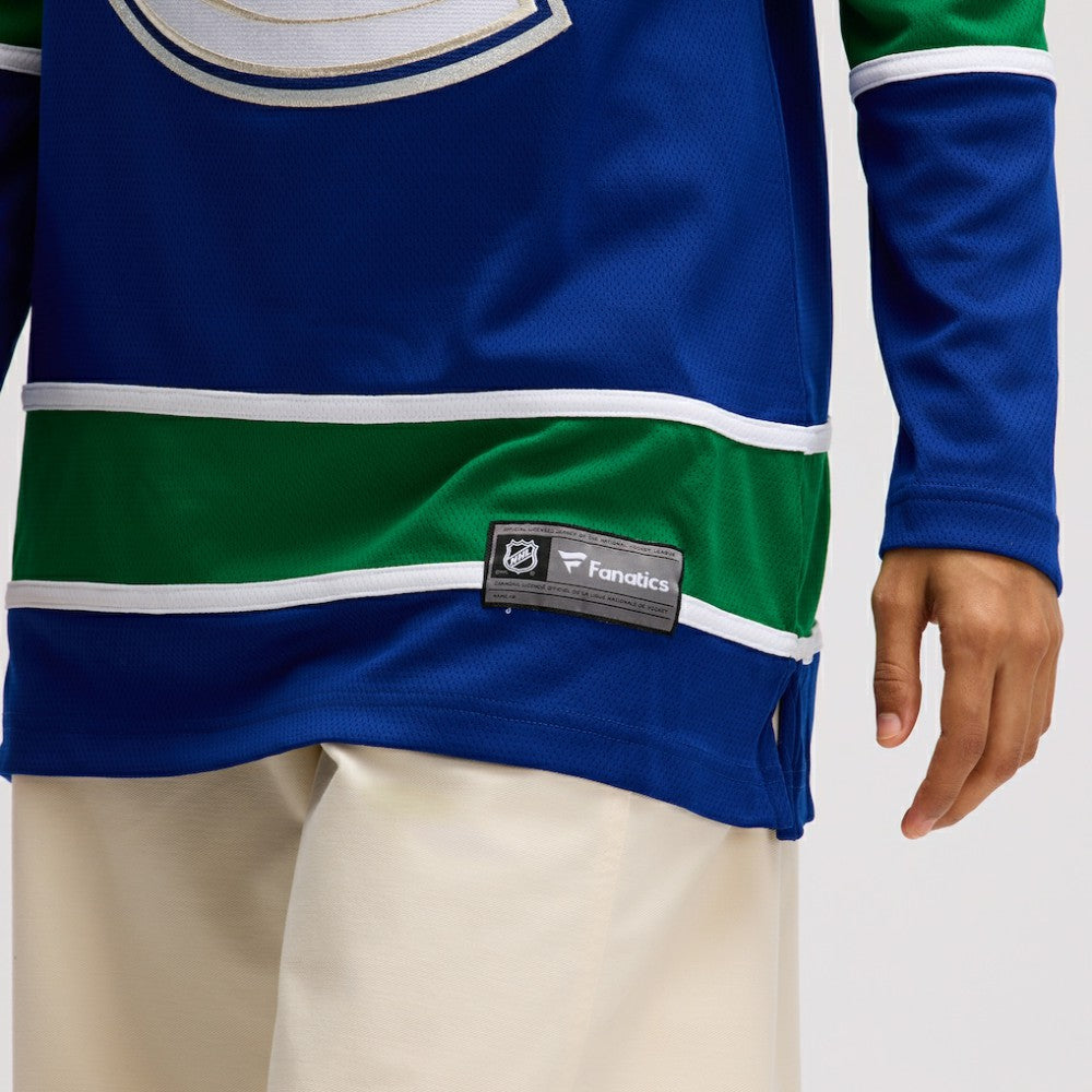 Vancouver Canucks Fanatics Women's Premier Breakaway Jersey - Blue Jerseys