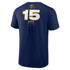 Nikola Jokic Denver Nuggets Behind The Back Name & Number T-Shirt sale - Navy for sale