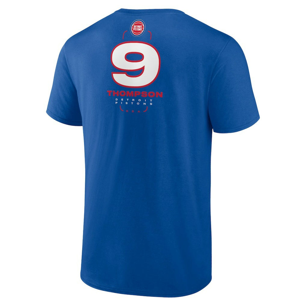 Ausar Thompson Detroit Pistons Behind The Back Name & Number T-Shirt sale - Blue outlet
