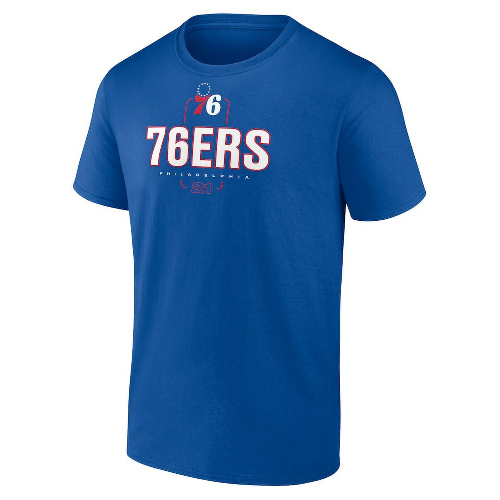 Joel Embiid Philadelphia 76ers Behind The Back Name & Number T-Shirt - Royal shop
