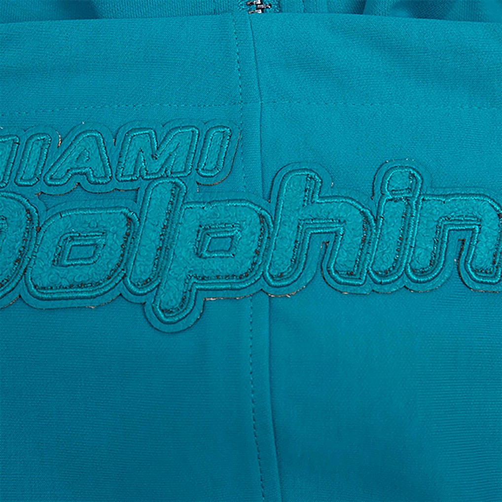 Miami Dolphins Pro Standard Triple Tonal Full-Zip Hoodie - Aqua discount