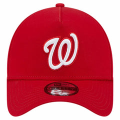 Washington Nationals Team Color A-Frame 9FORTY Adjustable Hat Red