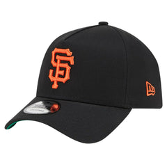 San Francisco Giants Team Color A-Frame 9FORTY Adjustable Hat Black