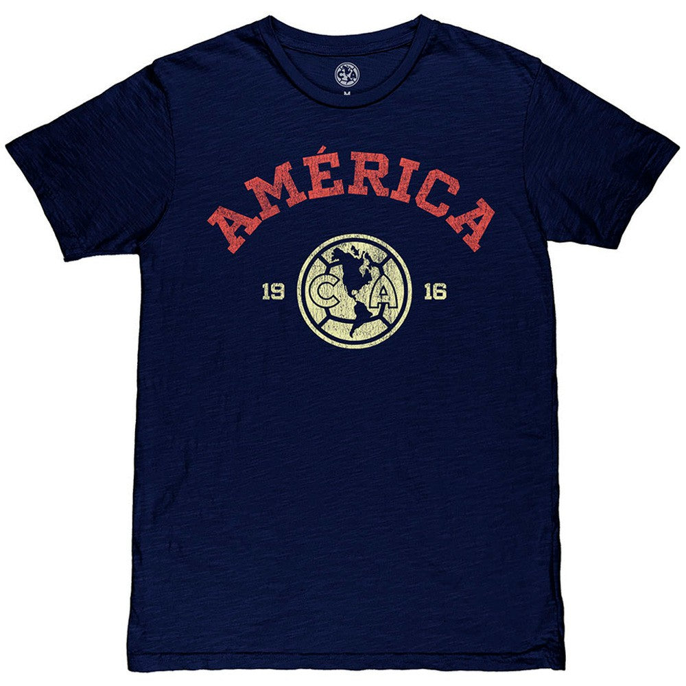 Club America 1863FC Established Slub T-Shirt - Navy sale