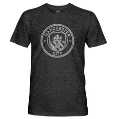 Manchester City 1863FC Mono Crest Twisted Tri-Blend Slub T-Shirt - Heather Black discount
