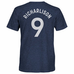 Richarlison Tottenham Hotspur 1863FC Player Name & Number Twisted Tri-Blend Slub T-Shirt - Heather Navy on sale