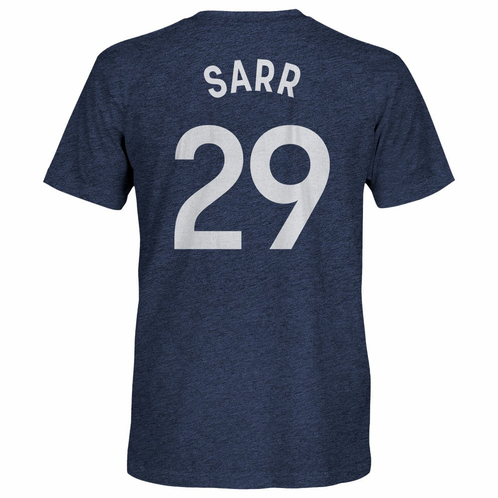 Pape Matar Sarr Tottenham Hotspur 1863FC Player Name & Number Twisted Tri-Blend Slub T-Shirt - Heather Navy outlet