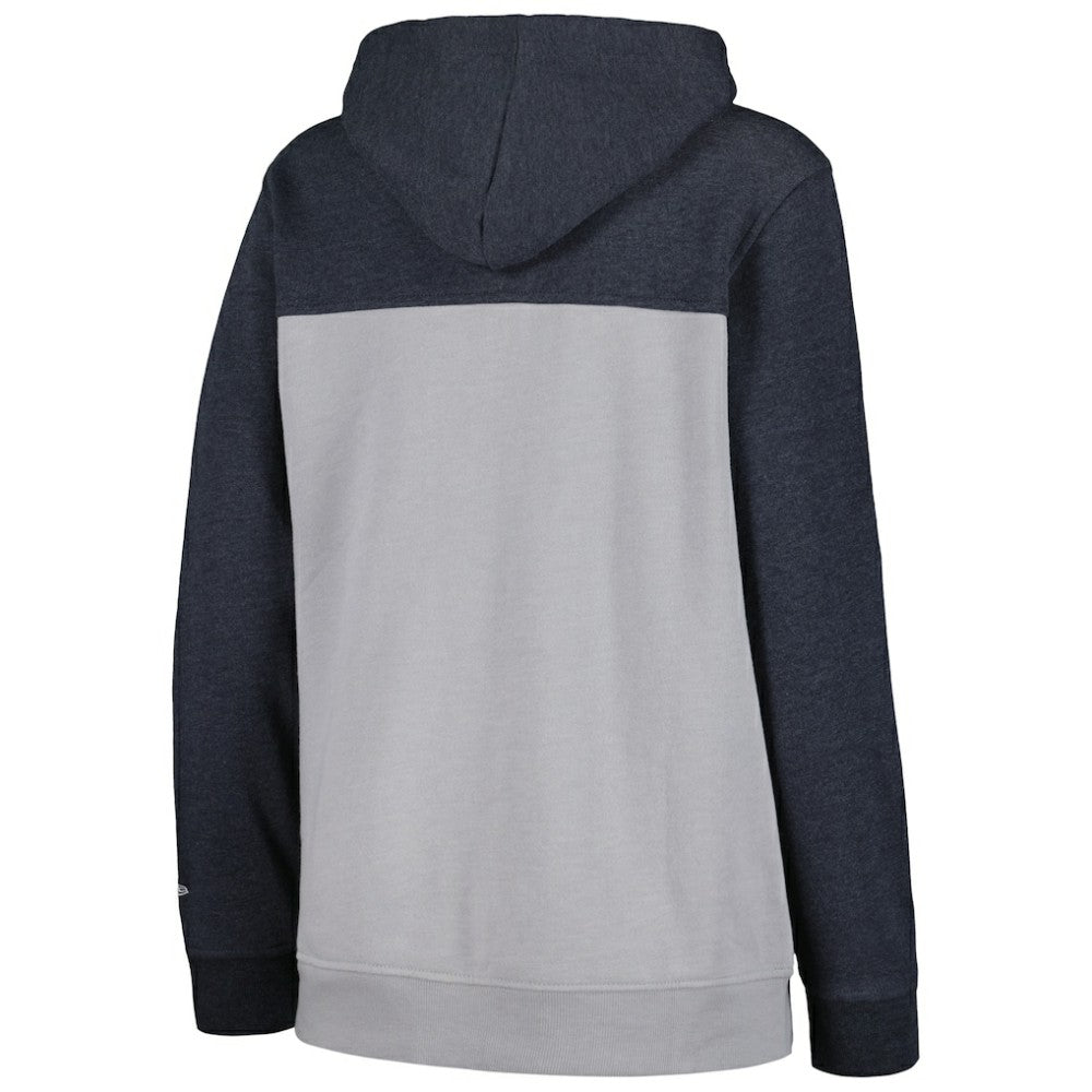 New York Yankees Women's Color Block Full-Zip Hoodie Jacket Navy