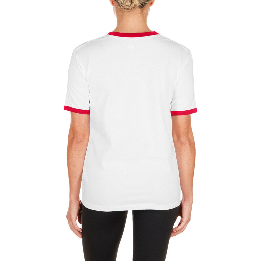 St. Louis Cardinals Women's Oversized Ringer T-Shirt White