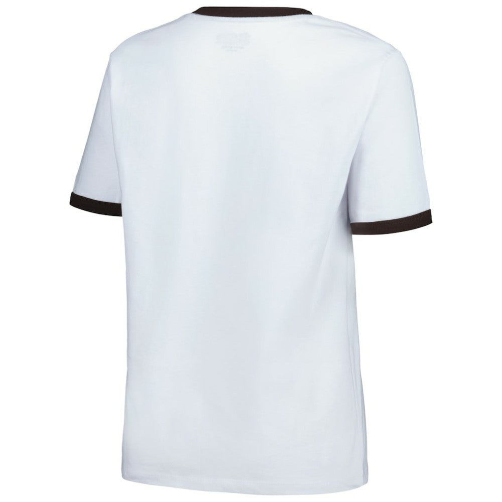 San Diego Padres Women's Oversized Ringer T-Shirt White