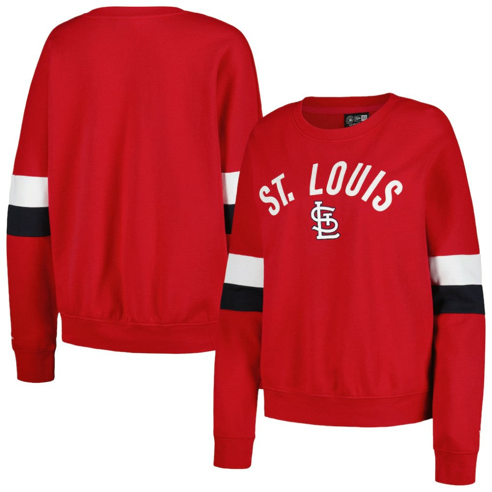 St. Louis Cardinals Women's Game Day Crew Pullover Sweatshirt Red