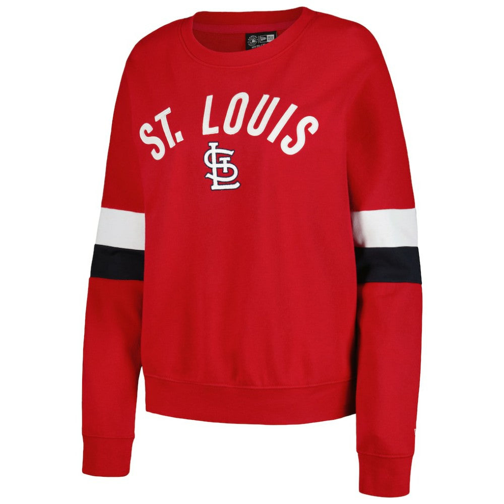St. Louis Cardinals Women's Game Day Crew Pullover Sweatshirt Red