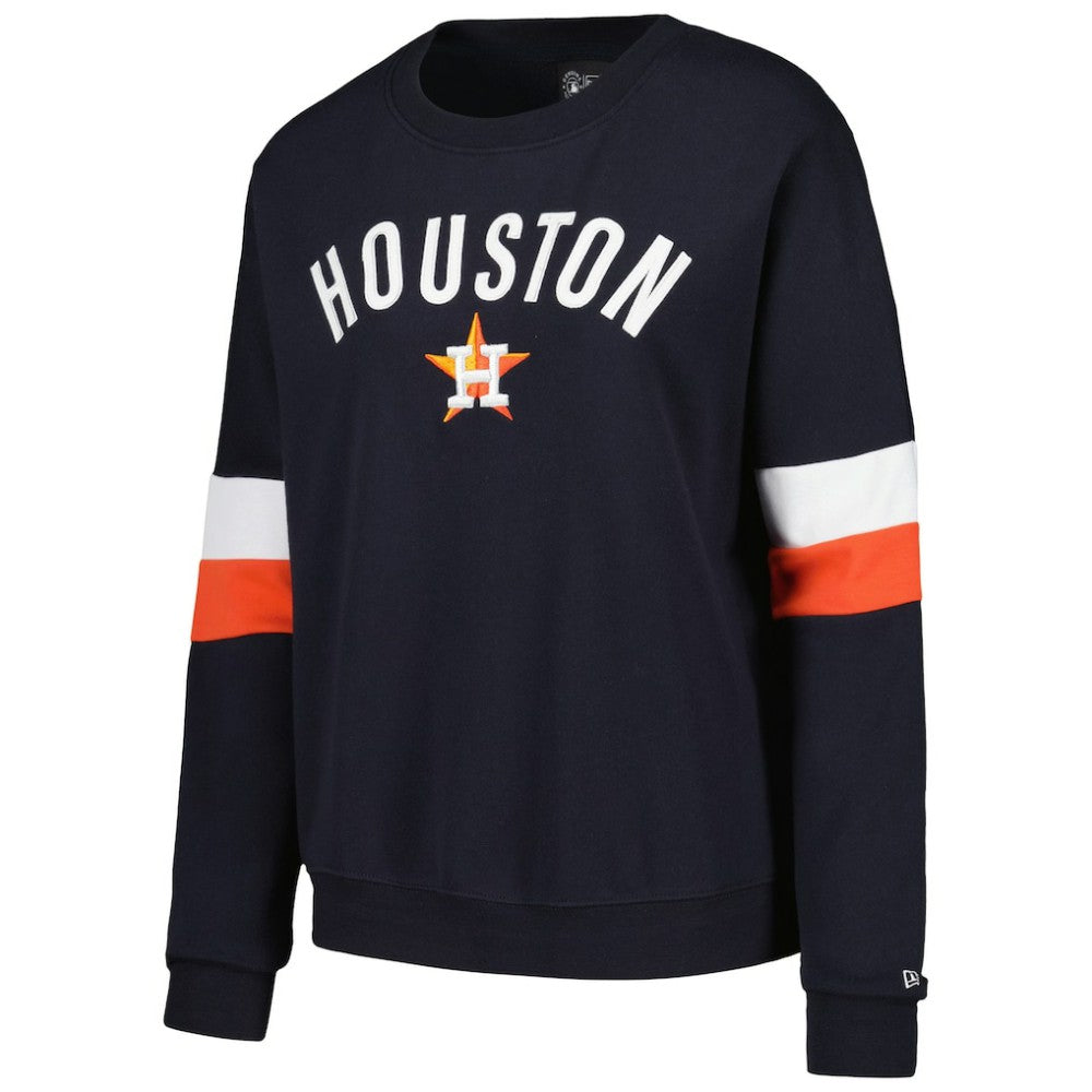 Houston Astros Women's Game Day Crew Pullover Sweatshirt Navy