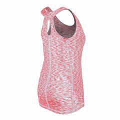 St. Louis Cardinals Women's Space Dye Keyhole Back Tank Top Red