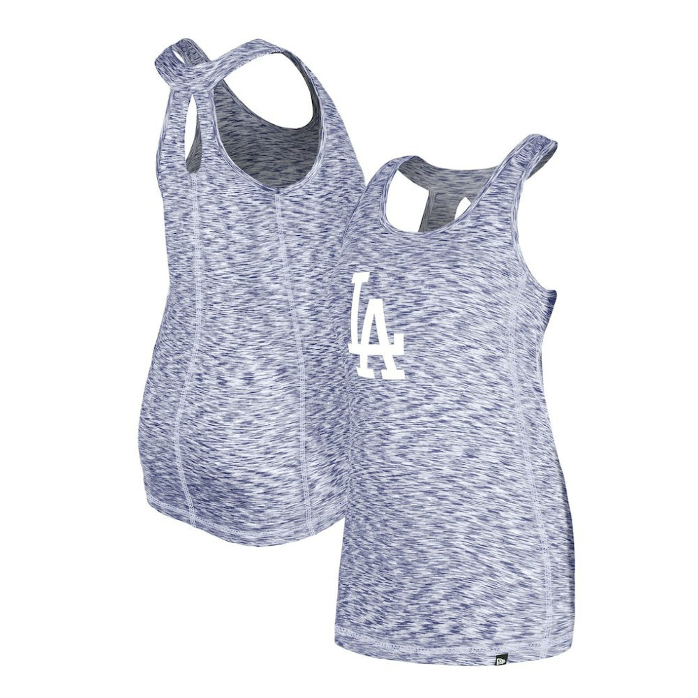 Los Angeles Dodgers Women's Space Dye Keyhole Back Tank Top Royal