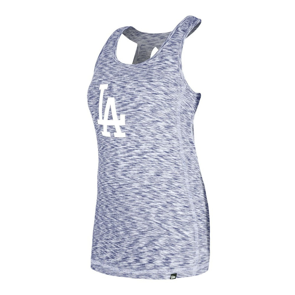 Los Angeles Dodgers Women's Space Dye Keyhole Back Tank Top Royal