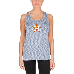 Houston Astros Women's Space Dye Keyhole Back Tank Top Navy