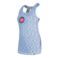 Chicago Cubs Women's Space Dye Keyhole Back Tank Top Royal