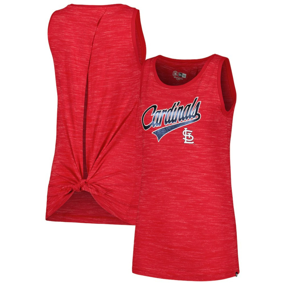 St. Louis Cardinals Women's Space-Dye Active Tank Top Red