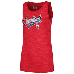 St. Louis Cardinals Women's Space-Dye Active Tank Top Red