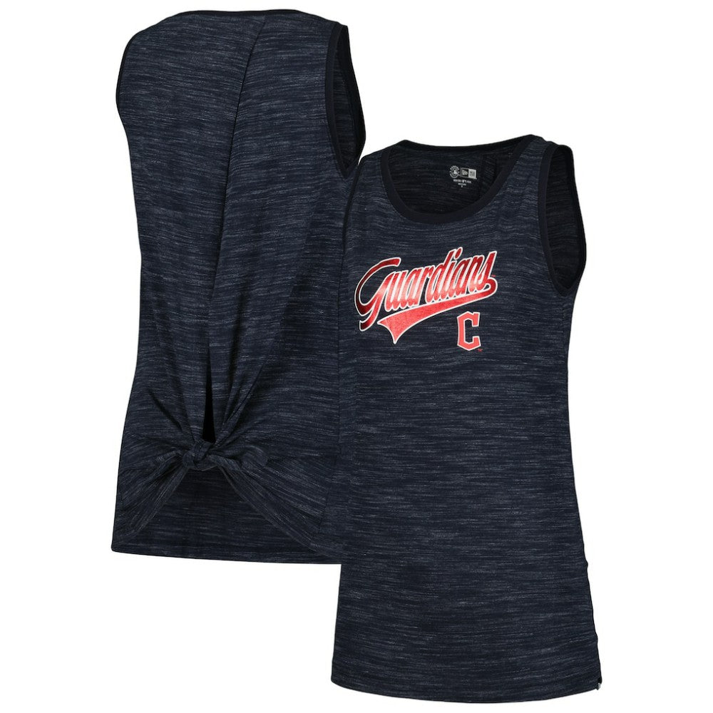 Cleveland Guardians Women's Space-Dye Active Tank Top Navy