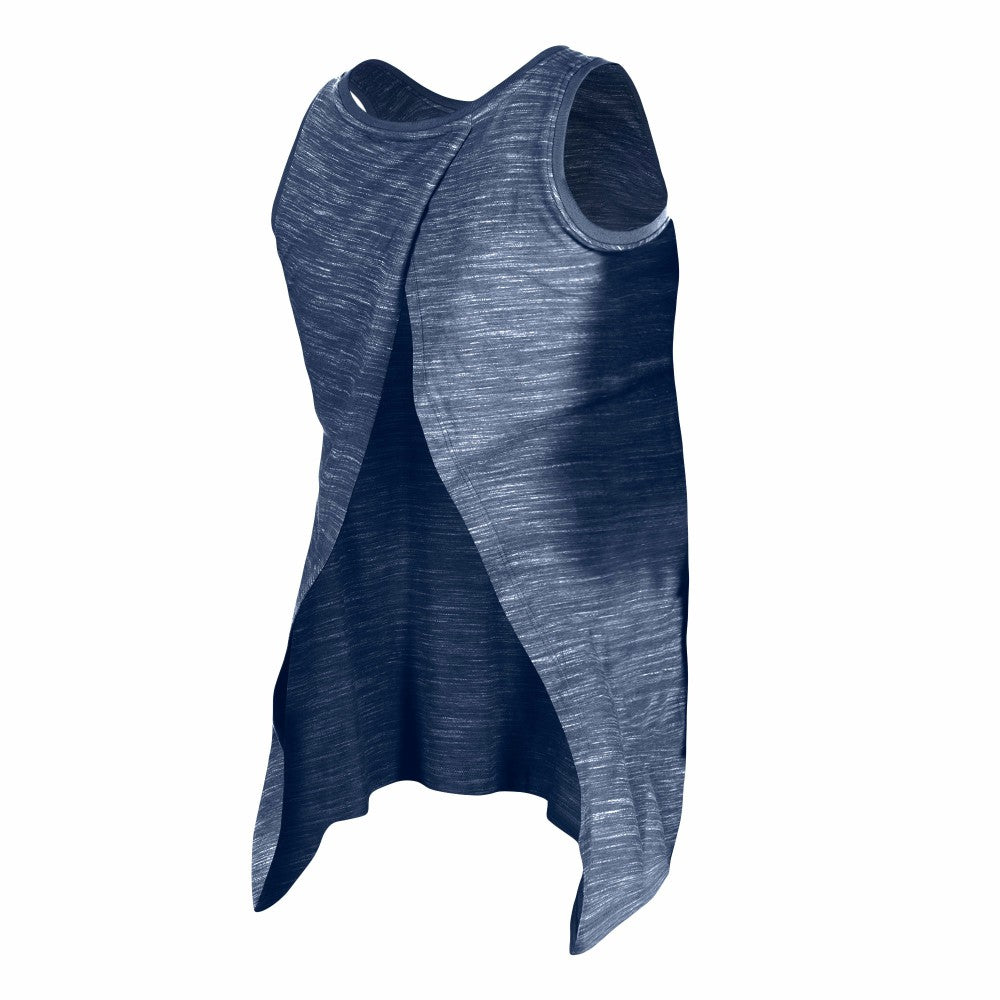 Houston Astros Women's Space-Dye Active Tank Top Navy