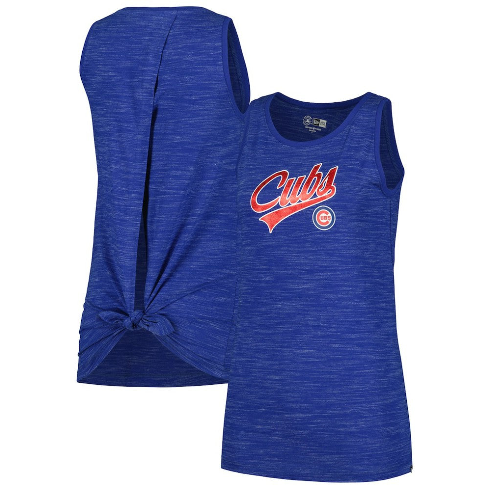 Chicago Cubs Women's Space-Dye Active Tank Top Royal